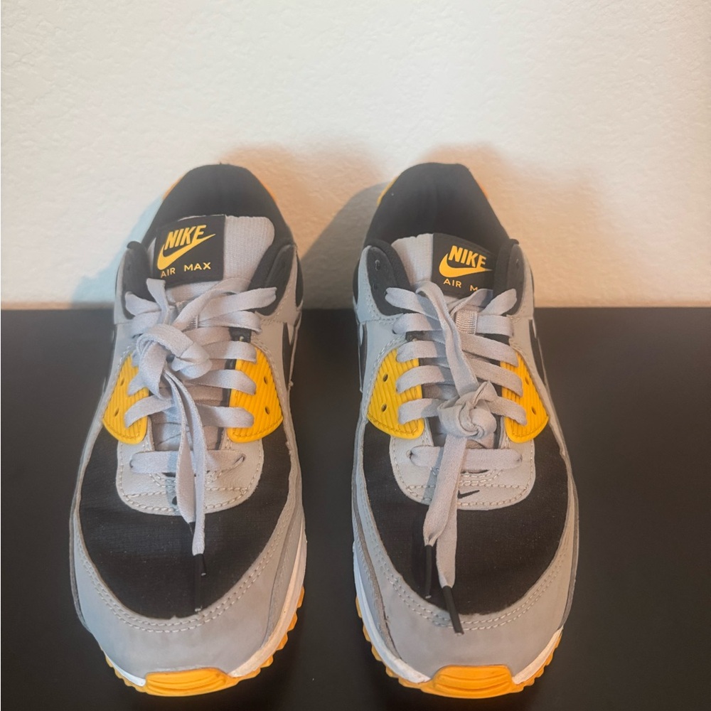 Nike Air Max in Black, Gray, and Yellow